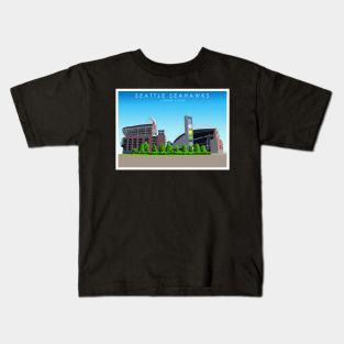 Seahawks Stadium Kids T-Shirt